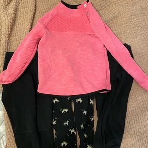 5t sweatshirt and leggings and mini mouse outfit